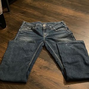 Silver Aiko medium blue jeans